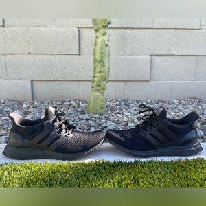 Adidas Ultraboost 1.0 Triple Black Athletic Sneakers